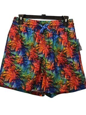 Blueport by Le Club Swim Trunks Size Medium New Men's Tropical Palm Tree Multi